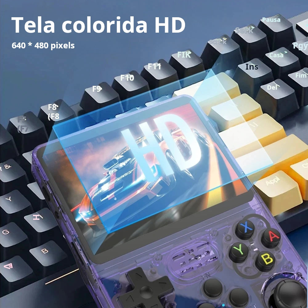 Videogame Retrô 64G Portátil R36S 